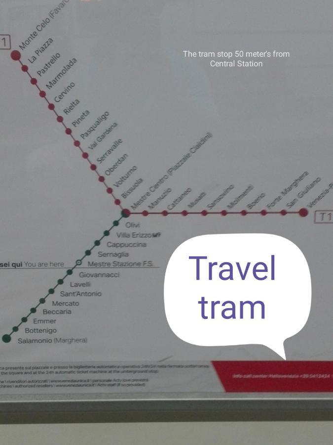 Central Station Rooms Μέστρε Εξωτερικό φωτογραφία
