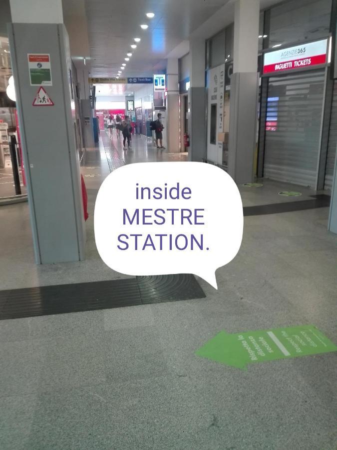 Central Station Rooms Μέστρε Εξωτερικό φωτογραφία